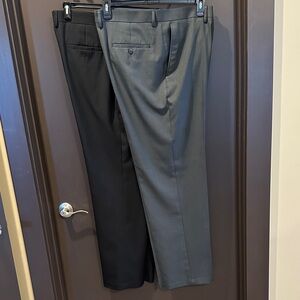 Haggar Men's Travel Performance Suit Pants - Bundle of 2